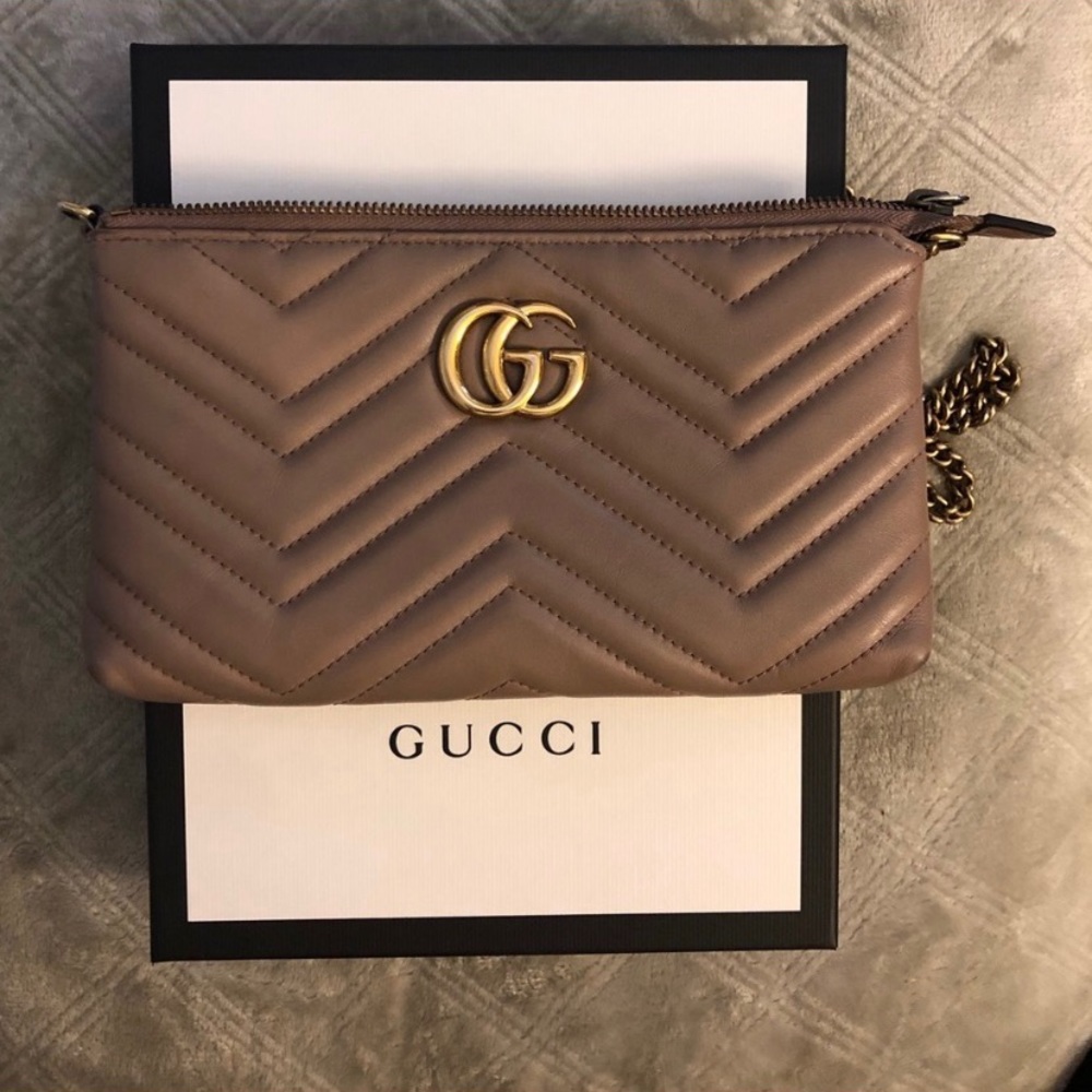 Gucci marmont chain bag